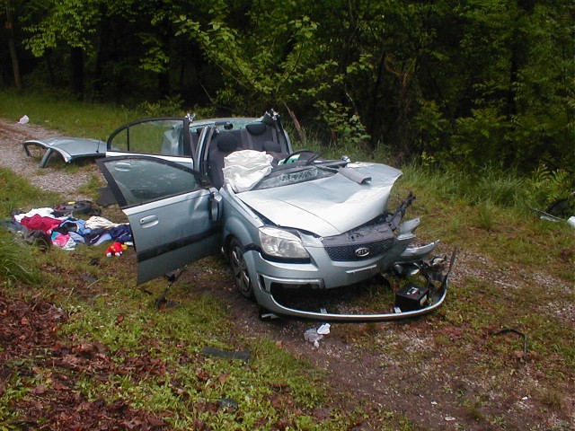 GREENBRIER HEAD ON CAR #2 5/9/09